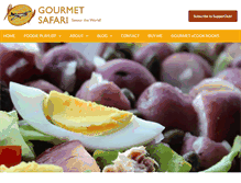 Tablet Screenshot of gourmetsafari.com